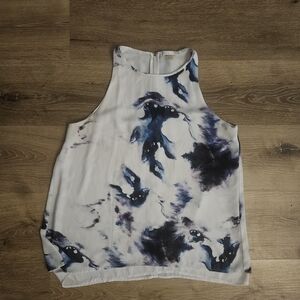 Abstract‎ Print Sleeveless Top